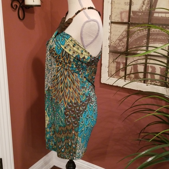 Crown of ❤'s Colorful Wooded Bead Top - Picture 2 of 8